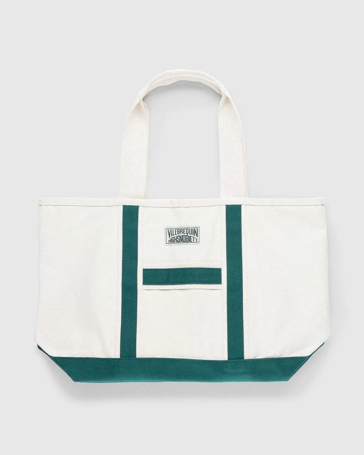 Tasker>Vilebrequin Bicolor Stor Mulepose Natur/Gron