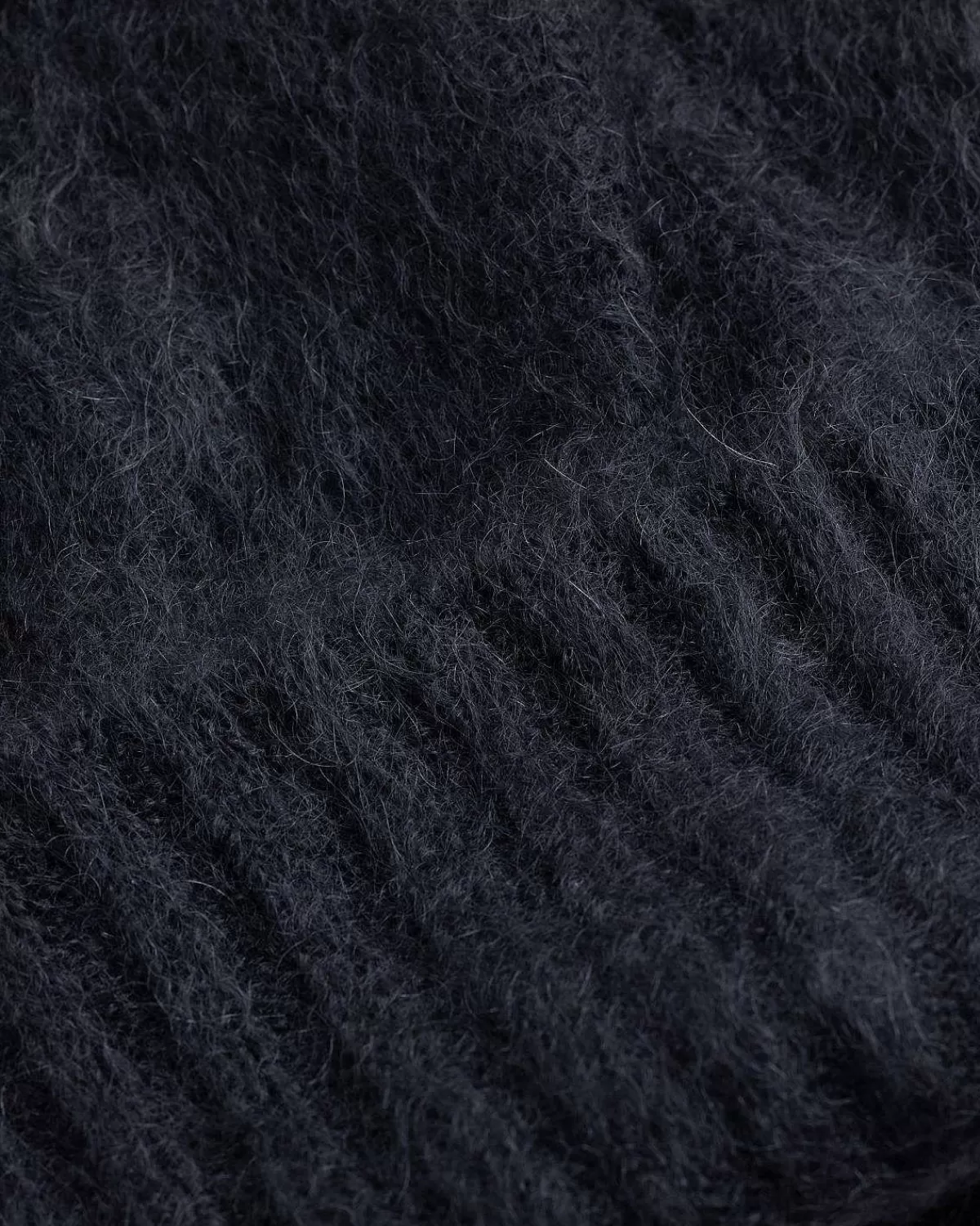 Vinter Tilbehør>Auralee Borstet Super Kid Mohair Beanie Sort