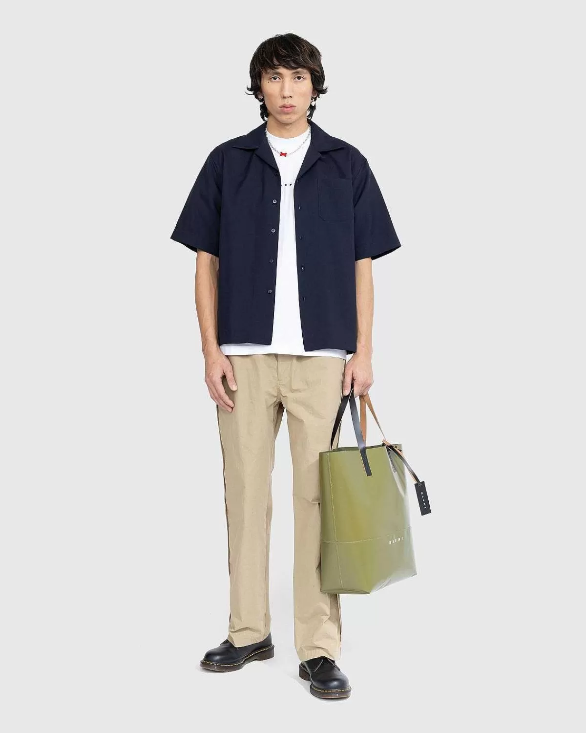 Skjorter>Marni Bowlingtroje Navy