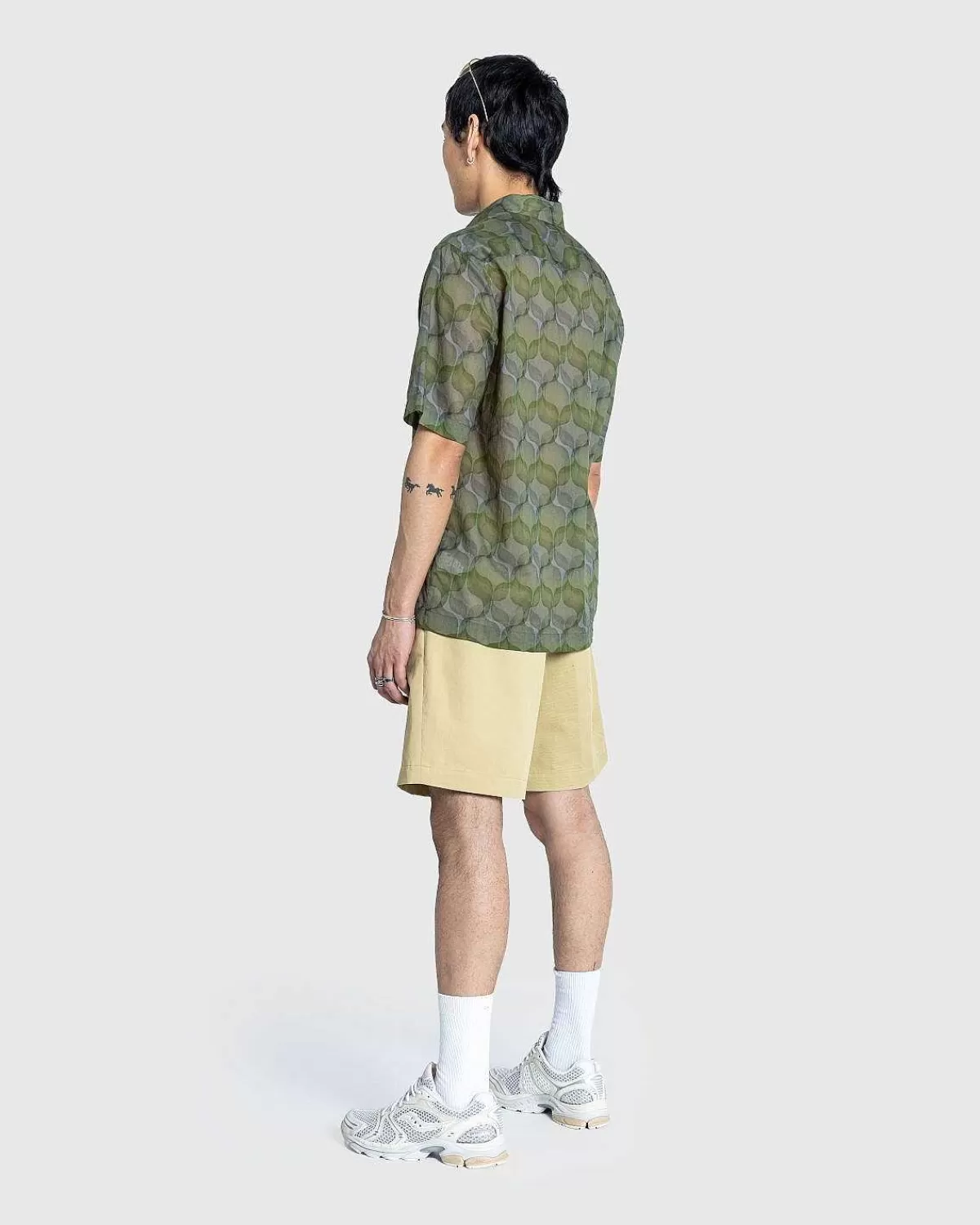 Skjorter>Dries van Noten Clasen Skjorte Gron