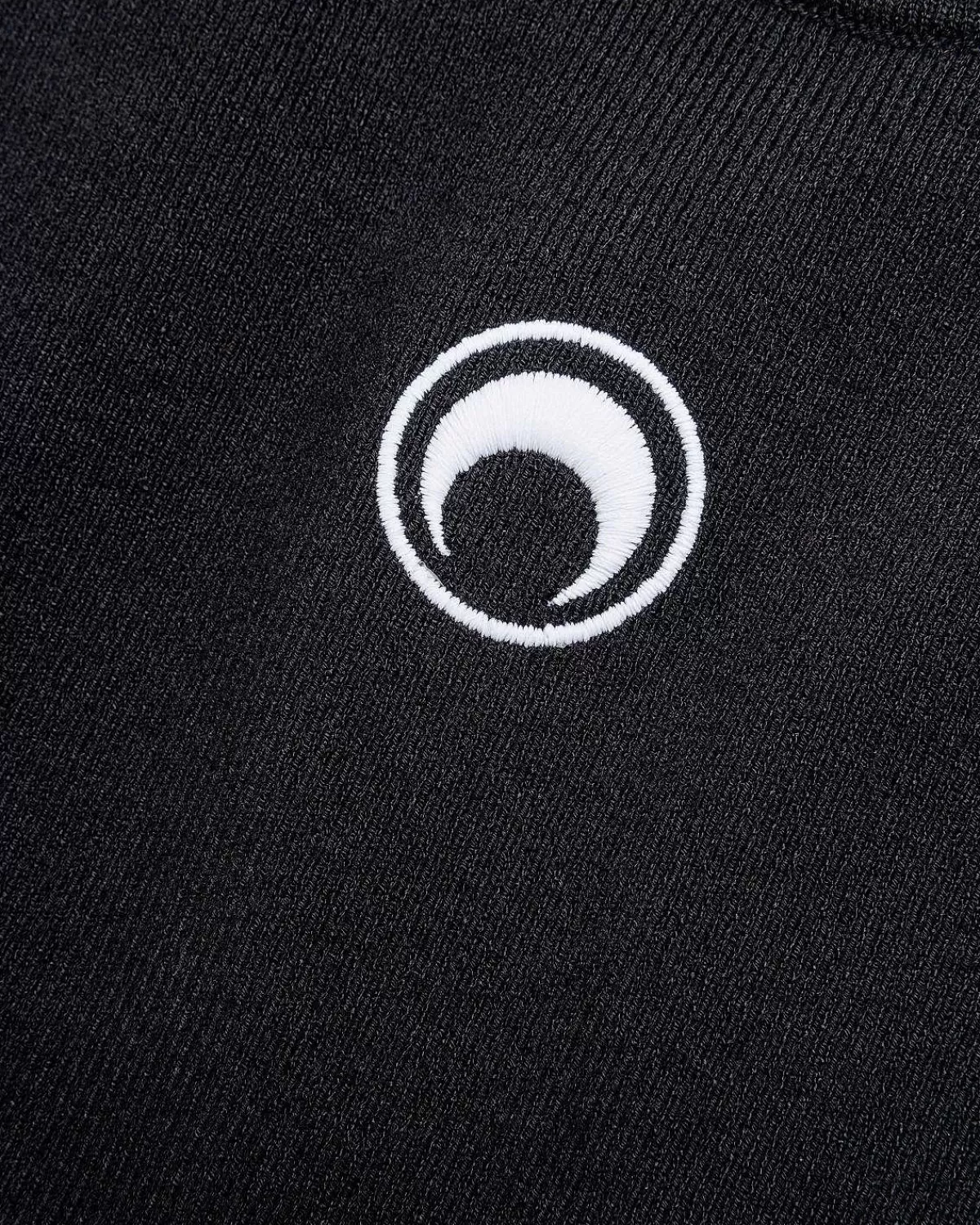 T-Shirts>Marine Serre Core Knit Open Back Pullover Sort