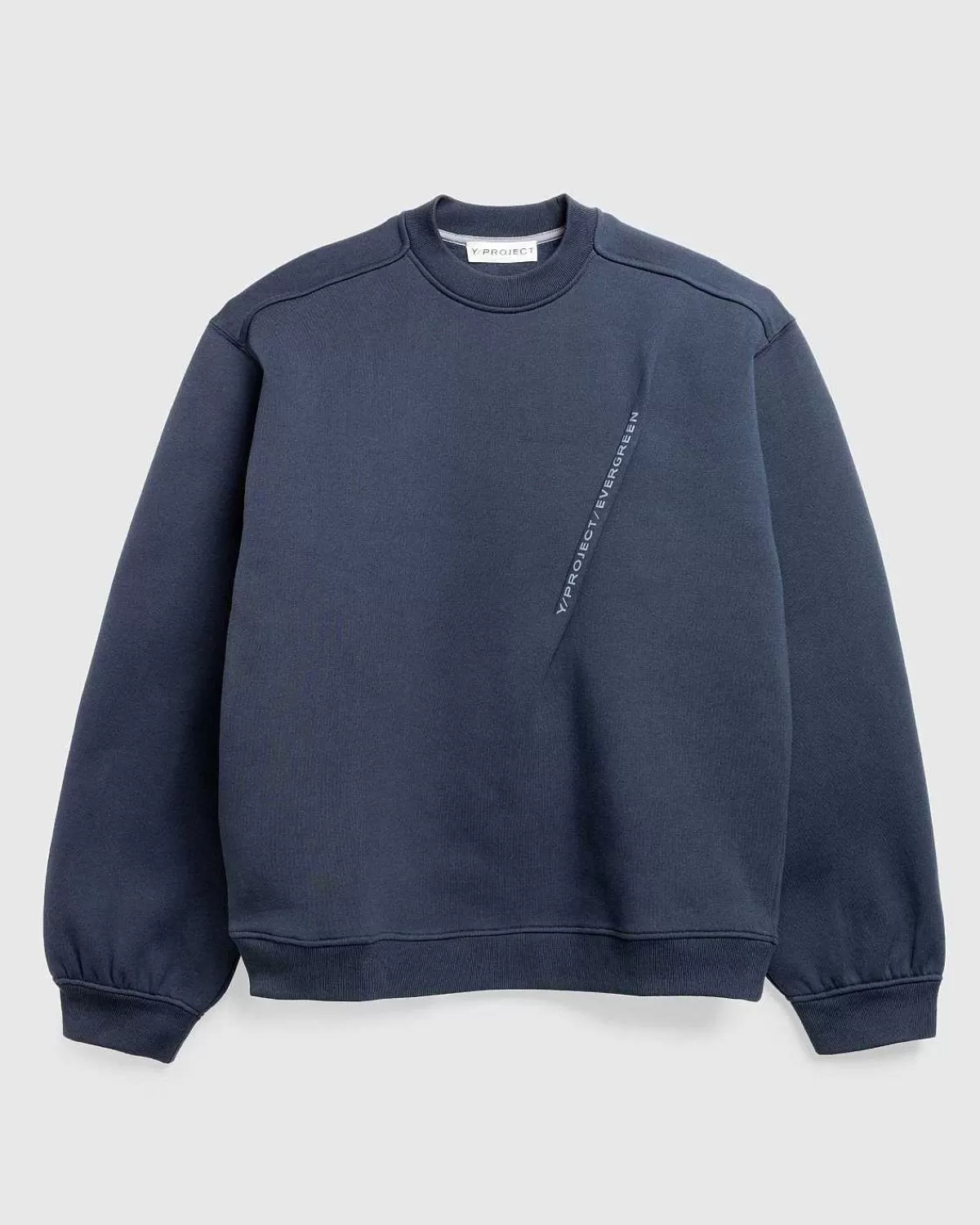 Sveder>Y/Project Evergreen Pinched Logo Sweatshirt Evergreen Vintage Black