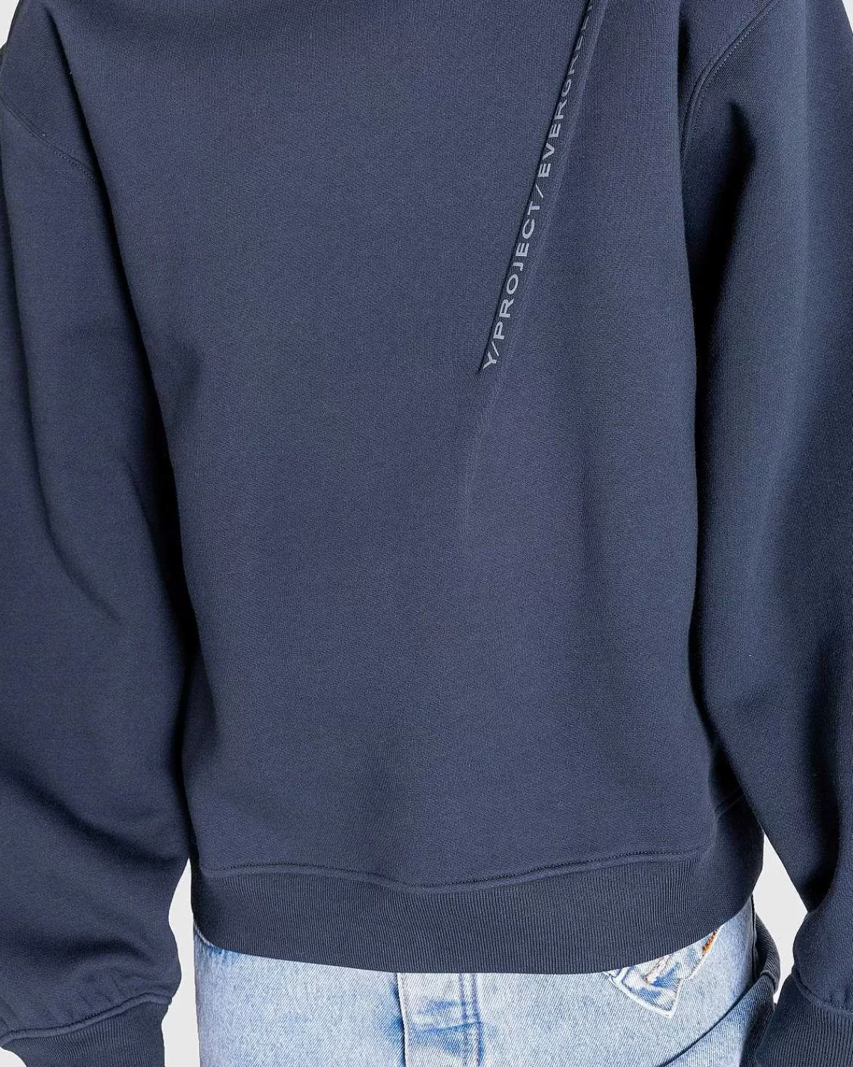 Sveder>Y/Project Evergreen Pinched Logo Sweatshirt Evergreen Vintage Black