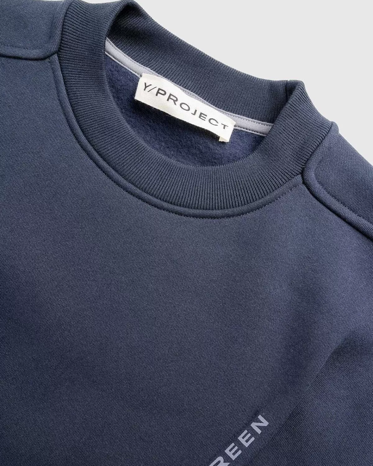 Sveder>Y/Project Evergreen Pinched Logo Sweatshirt Evergreen Vintage Black