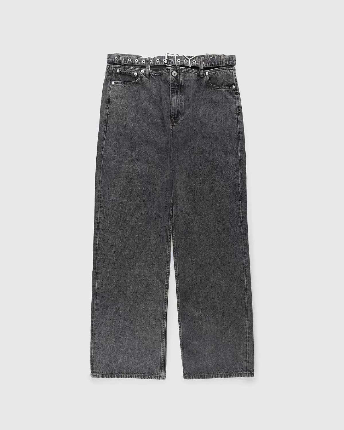 Bukser>Y/Project Evergreen Y Belt Jeans Vintage Sort