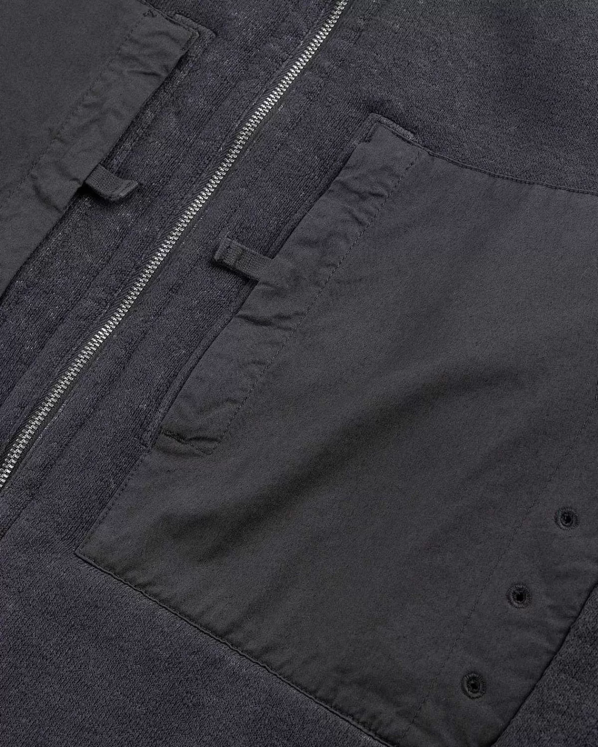 Overtøj>Stone Island Fleecejakke Blygra