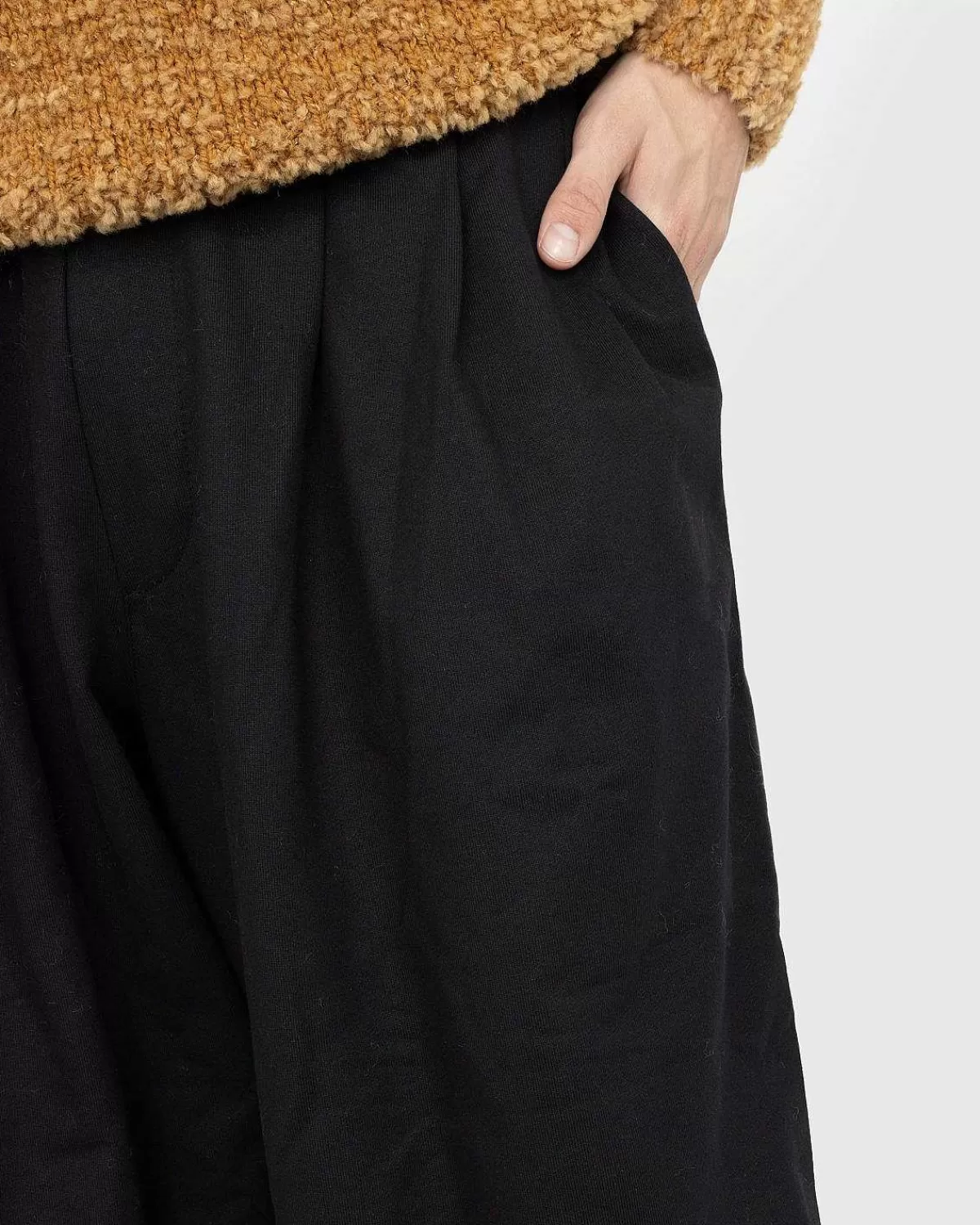 Bukser>Dries van Noten Hama Bomuldstrojebukser Sorte