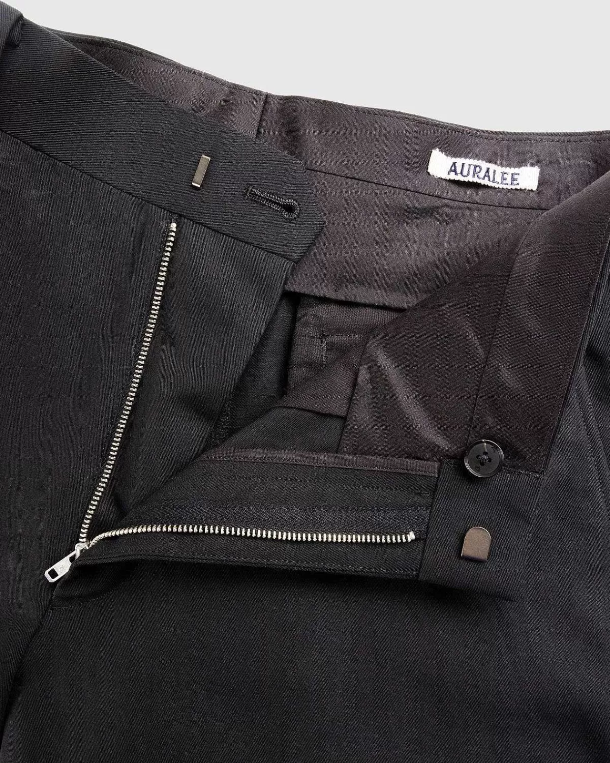 Shorts>Auralee Hard Twist Finx Linen Chino Shorts Sort