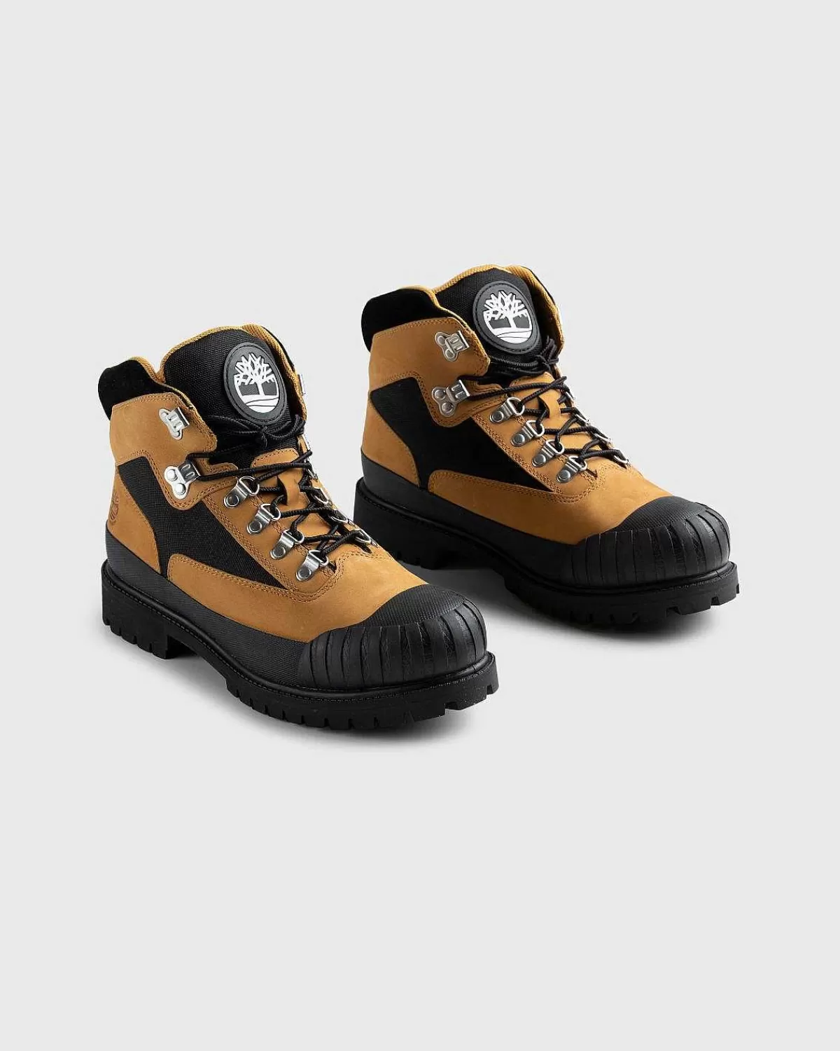 Vandre Sneakers>Timberland Heritage Rubber Toe Hiker Wheat