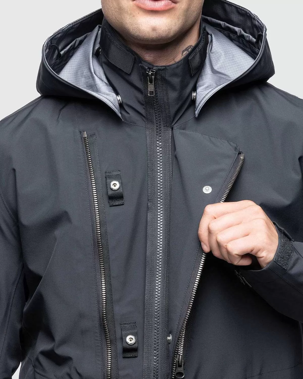 Overtøj>ACRONYM J68-Gt 3L Gore-Tex Pro Rider Jakke Sort