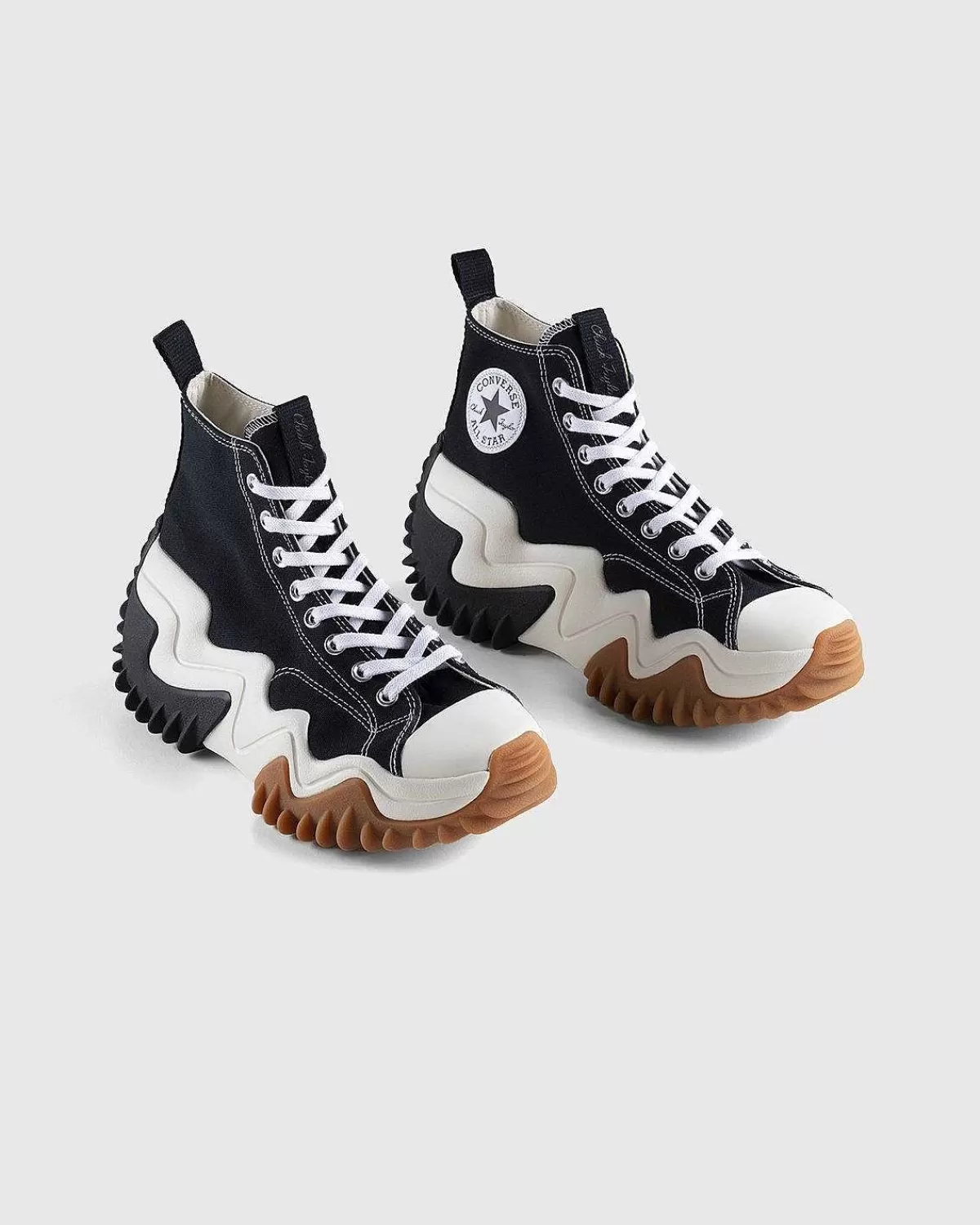 Sneakers>Converse Kor Star Motion Platform Black White Gum Honey