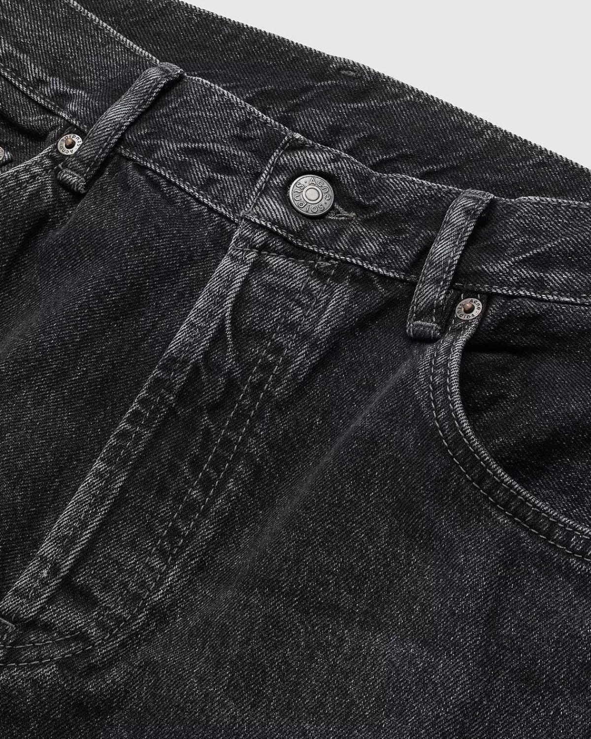 Bukser>Acne Studios Loose Fit Jeans 2021 Vintage Sort