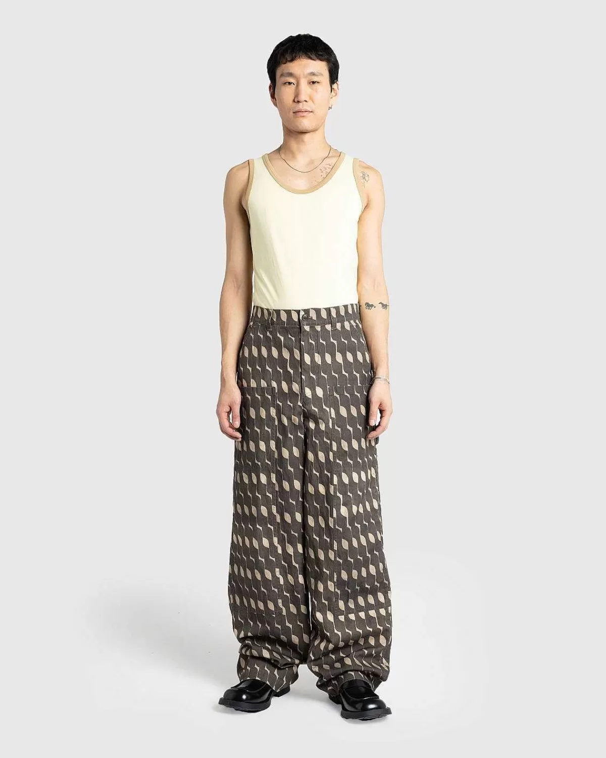 Bukser>Dries van Noten Packard Bukser Gra