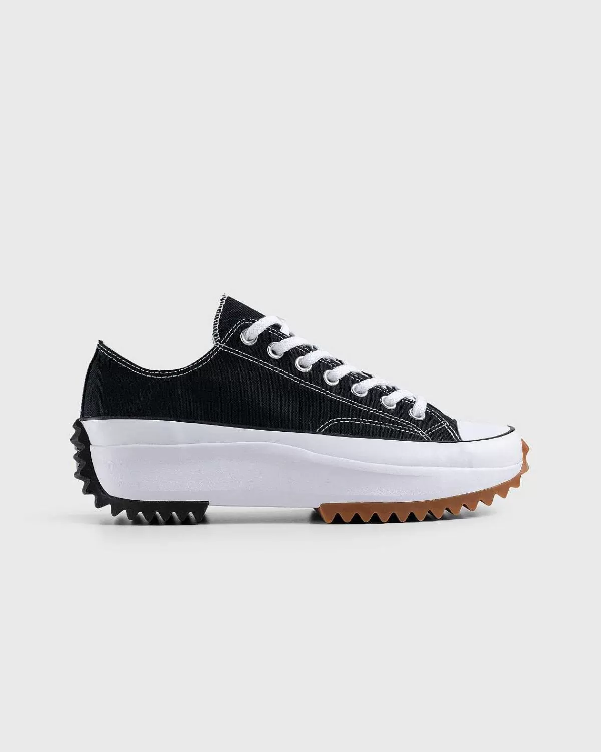 Sneakers>Converse Run Star Hike Canvas Platform Lav Sort/Hvid/Gum