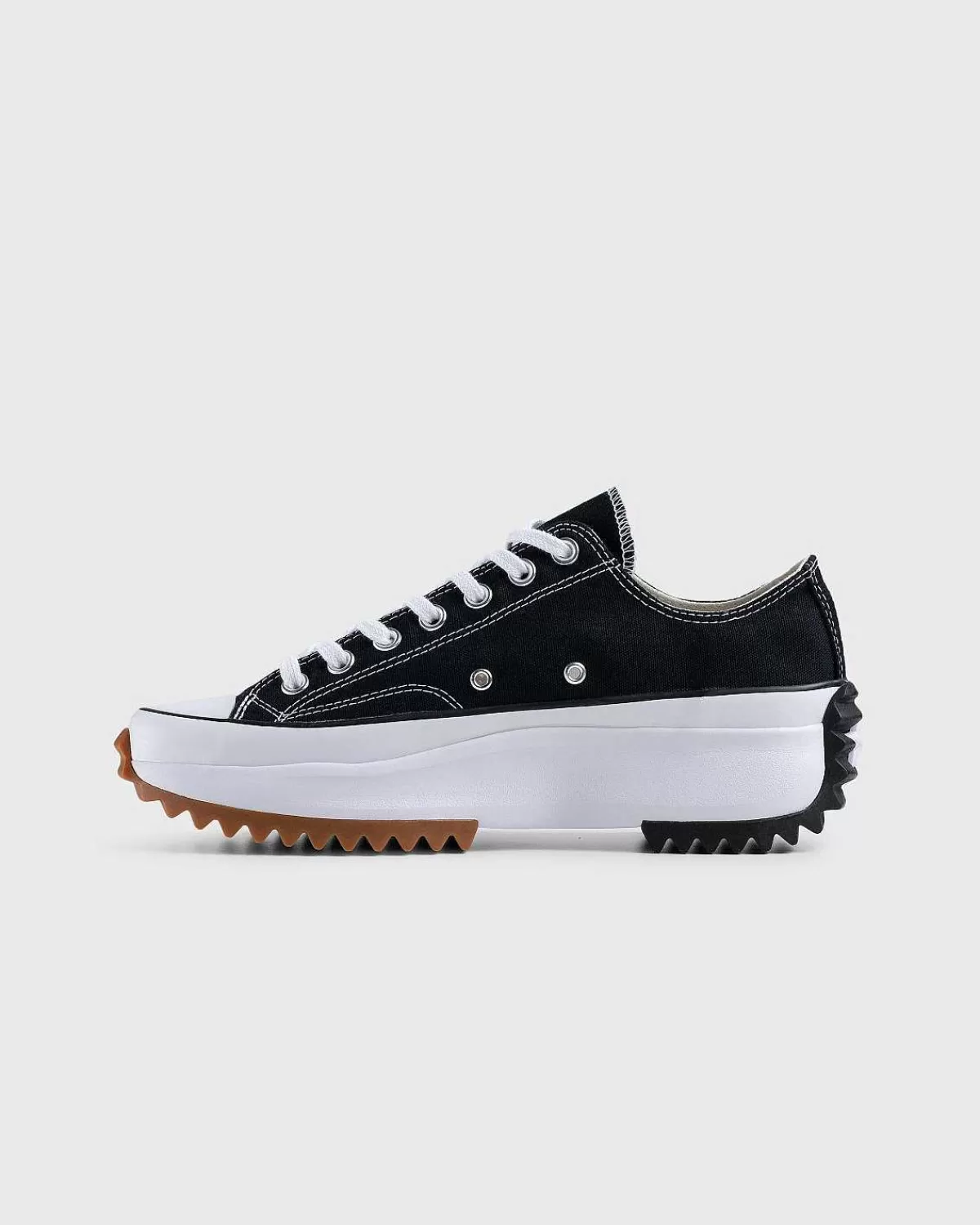 Sneakers>Converse Run Star Hike Canvas Platform Lav Sort/Hvid/Gum