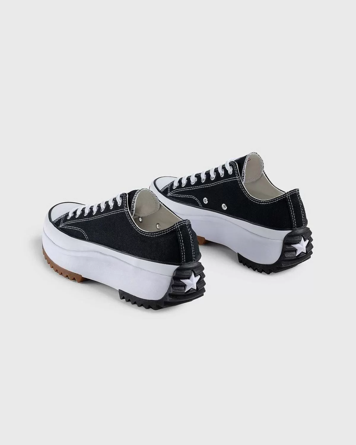 Sneakers>Converse Run Star Hike Canvas Platform Lav Sort/Hvid/Gum