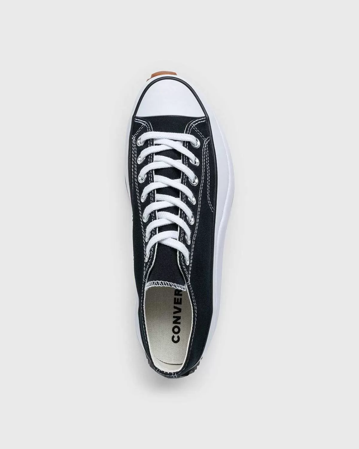 Sneakers>Converse Run Star Hike Canvas Platform Lav Sort/Hvid/Gum