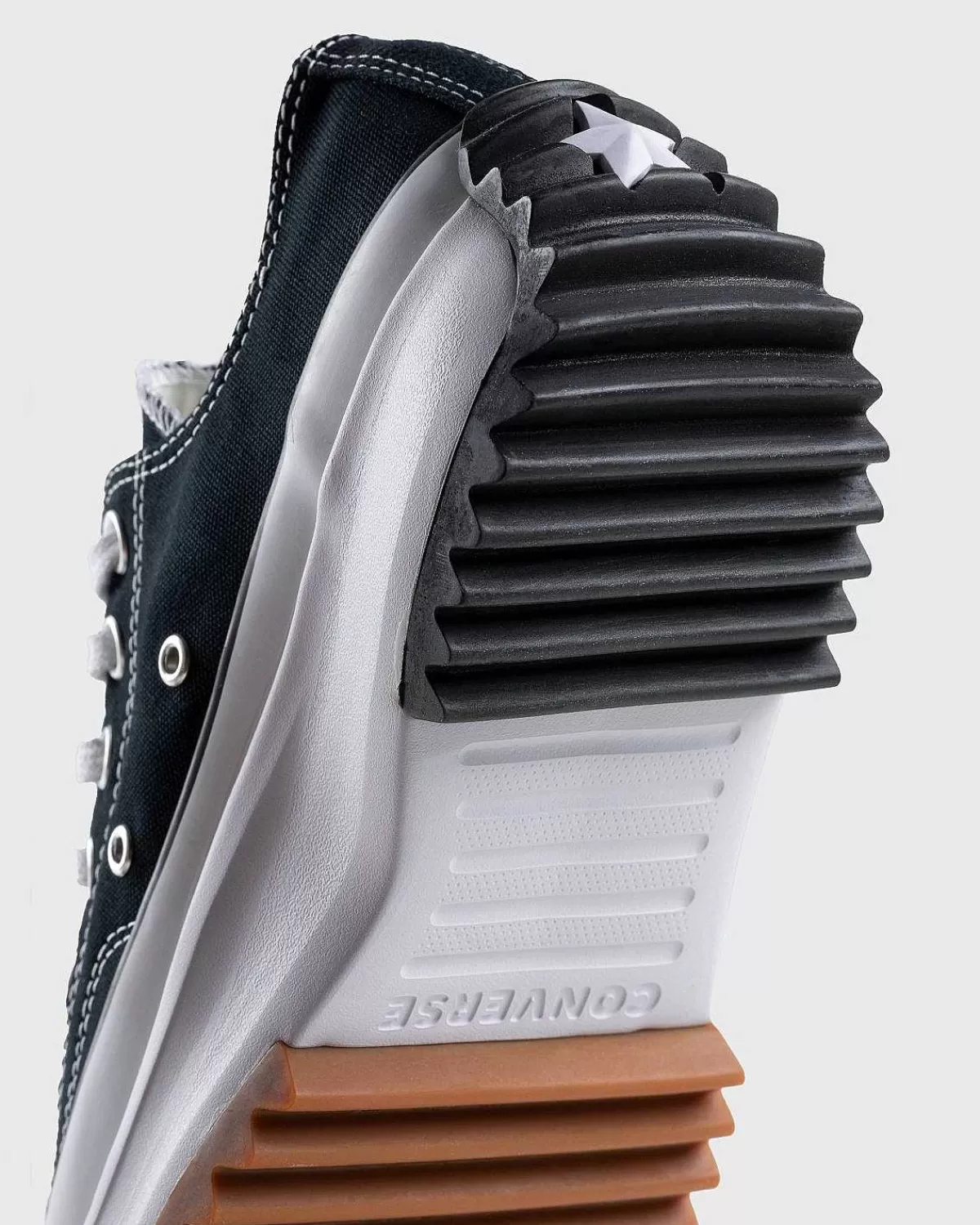 Sneakers>Converse Run Star Hike Canvas Platform Lav Sort/Hvid/Gum