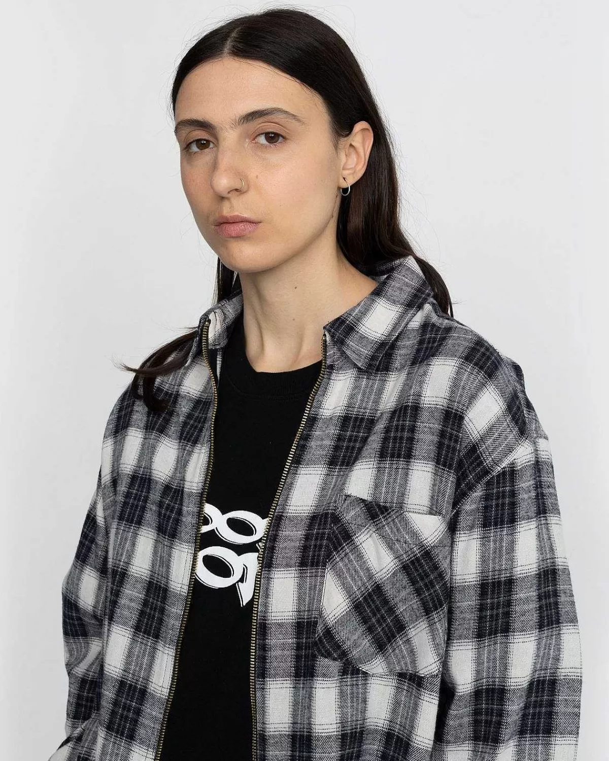 showdown_zip_shirt_bla_6.webp Skjorter>Noon Goons Showdown Zip Shirt Bla