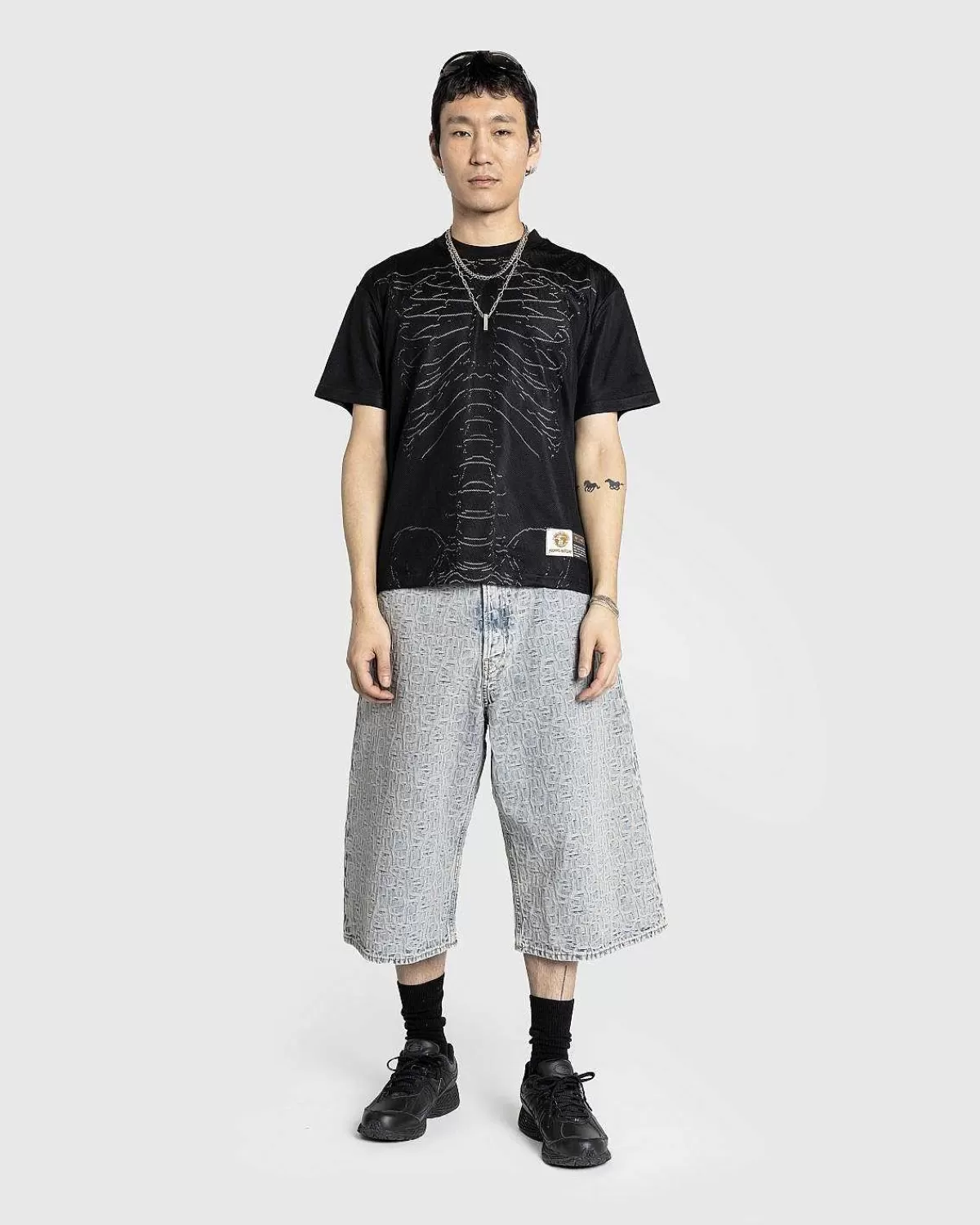 T-Shirts>Fucking Awesome Skeleton Mesh Tee Sort