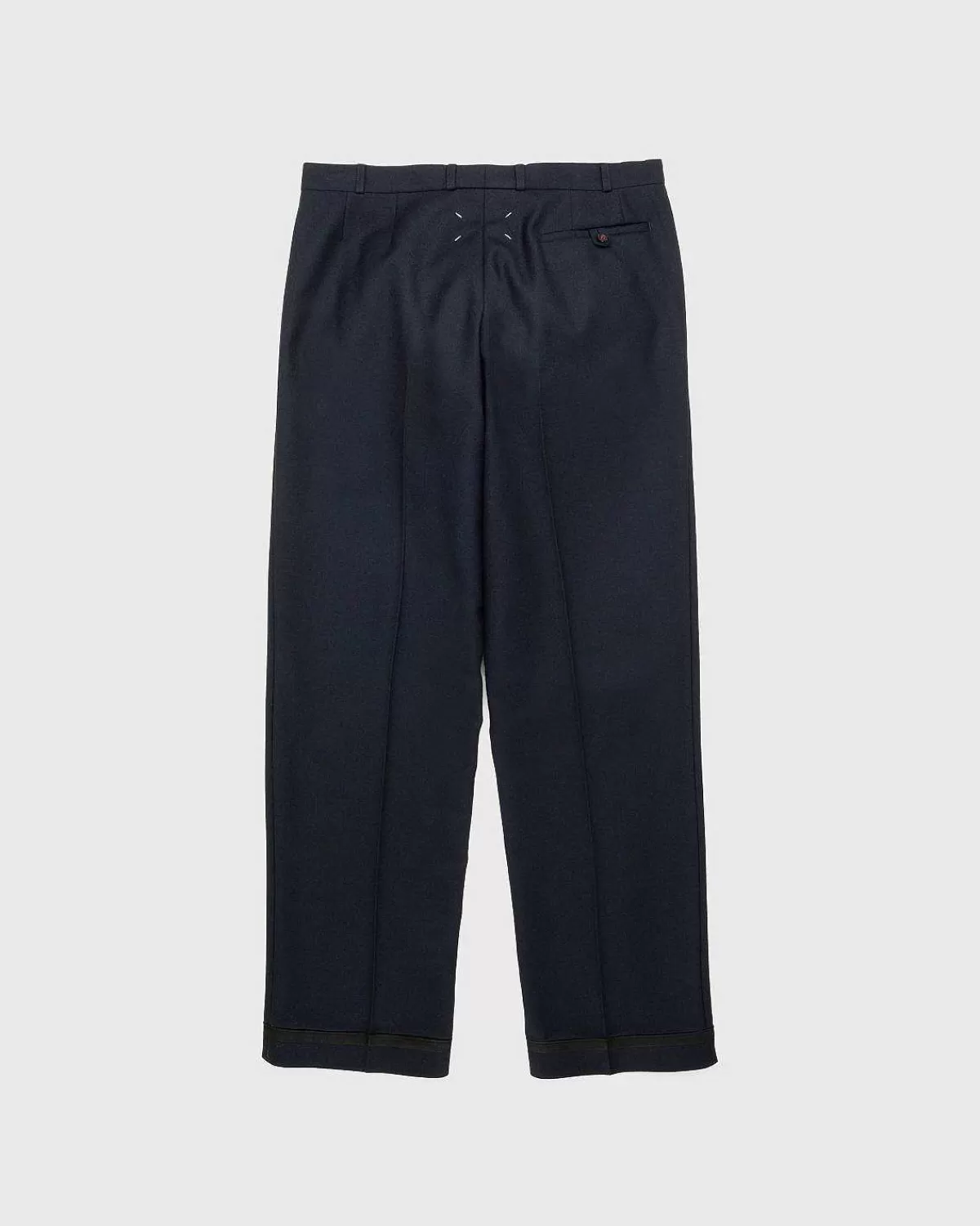 Bukser>Maison Margiela Uld Twill Bukser Navy