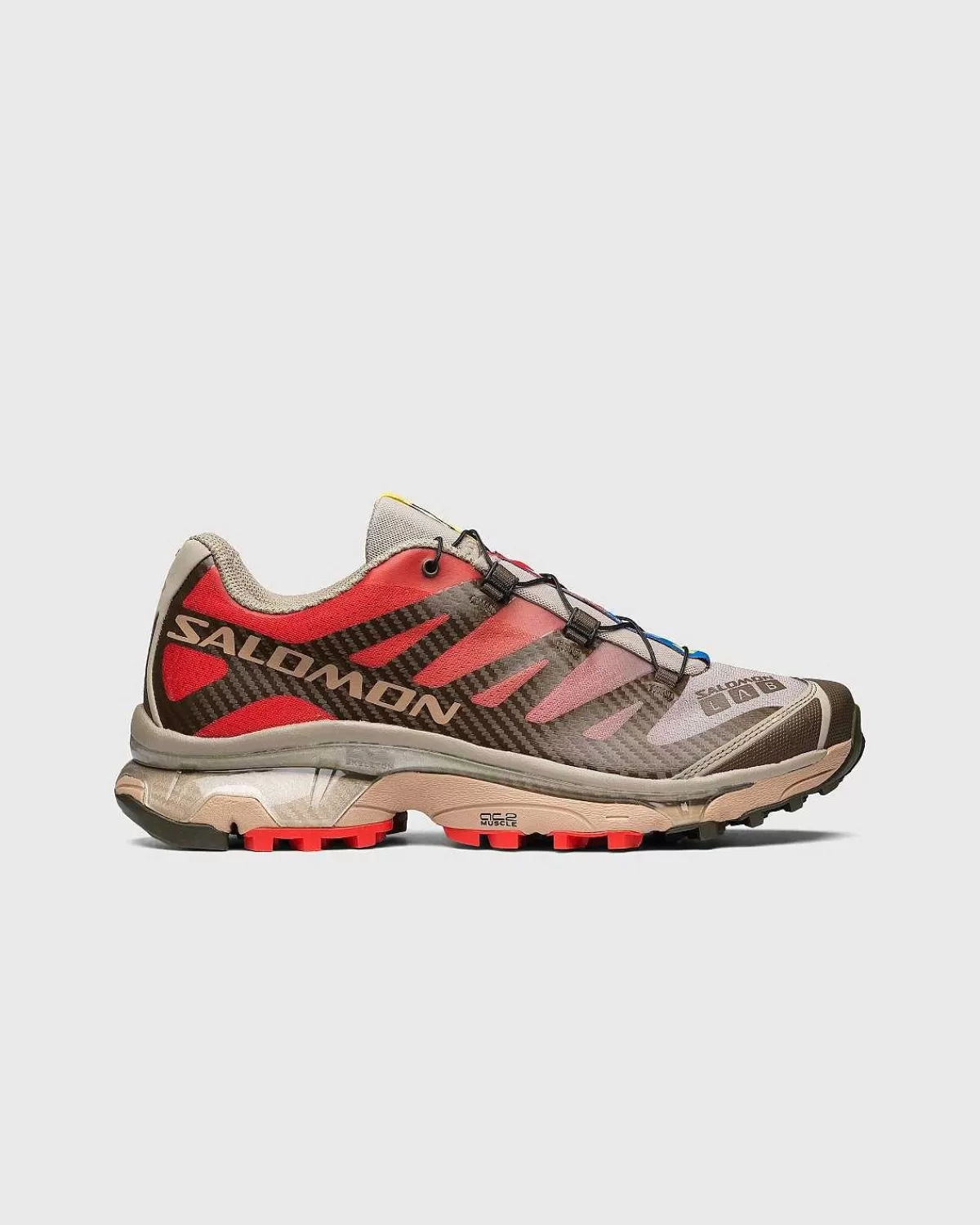 Vandre Sneakers>Salomon Xt-4 Og Wren/Vintage Khaki/Aurora Red