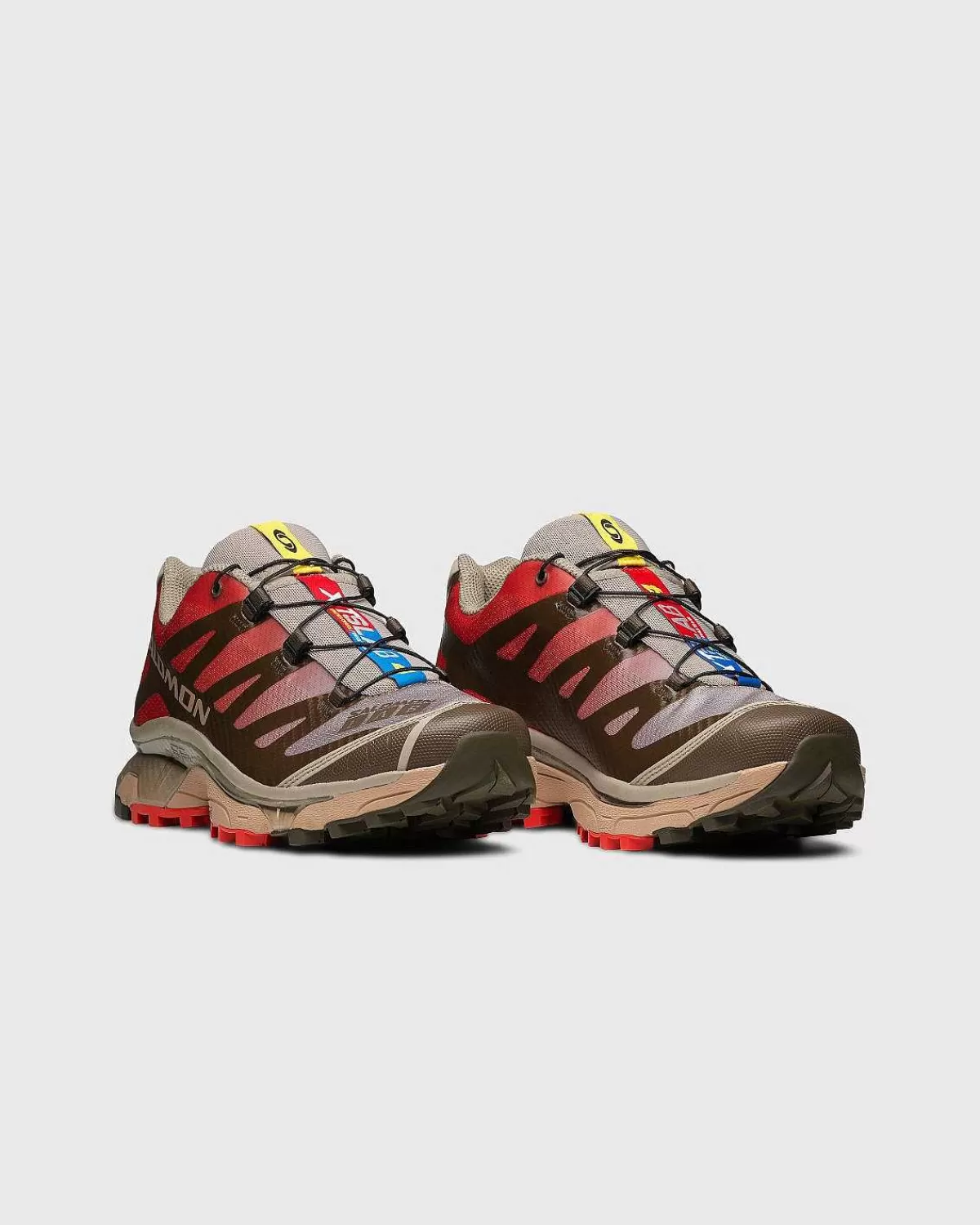 Vandre Sneakers>Salomon Xt-4 Og Wren/Vintage Khaki/Aurora Red