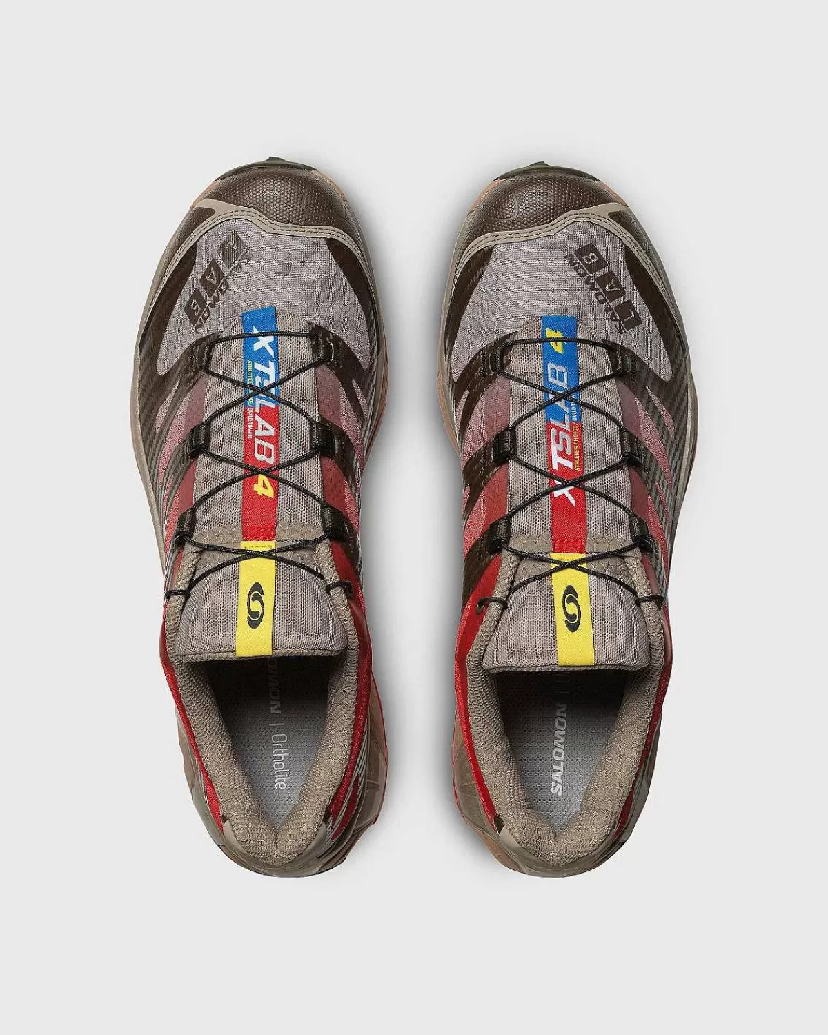 Vandre Sneakers>Salomon Xt-4 Og Wren/Vintage Khaki/Aurora Red